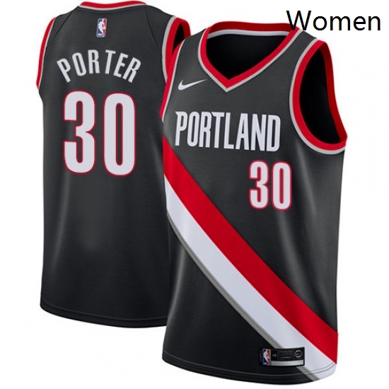 Womens Nike Portland Trail Blazers 30 Terry Porter Swingman Black Road NBA Jersey Icon Edition Womens Nike Portland Trail Blazers 30 Terry Porter Swingman Black Road NBA Jersey Icon Edition