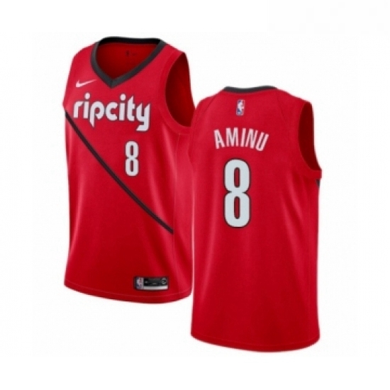 Womens Nike Portland Trail Blazers 8 Al Farouq Aminu Red Swingman Jersey Earned Edition Womens Nike Portland Trail Blazers 8 Al Farouq Aminu Red Swingman Jersey Earned Edition