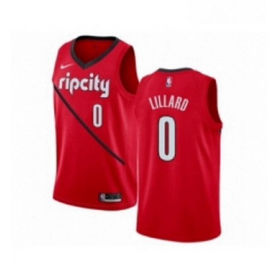 Youth Nike Portland Trail Blazers 0 Damian Lillard Red Swingman Jersey Earned Edition Youth Nike Portland Trail Blazers 0 Damian Lillard Red Swingman Jersey Earned Edition
