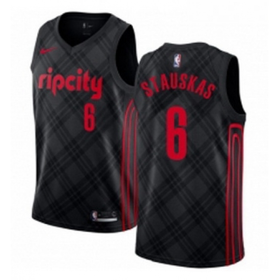 Youth Nike Portland Trail Blazers 6 Nik Stauskas Swingman Black NBA Jersey City Edition Youth Nike Portland Trail Blazers 6 Nik Stauskas Swingman Black NBA Jersey City Edition