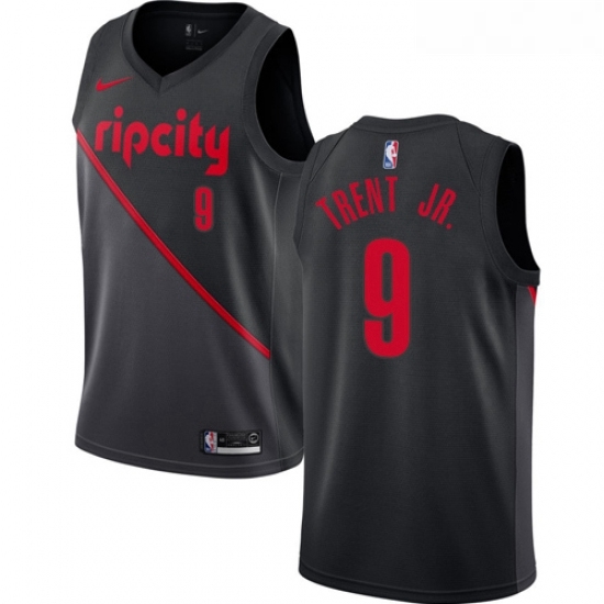 Youth Nike Portland Trail Blazers 9 Gary Trent Jr Swingman Black NBA Jersey 2018 19 City Edition Youth Nike Portland Trail Blazers 9 Gary Trent Jr Swingman Black NBA Jersey 2018 19 City Edition