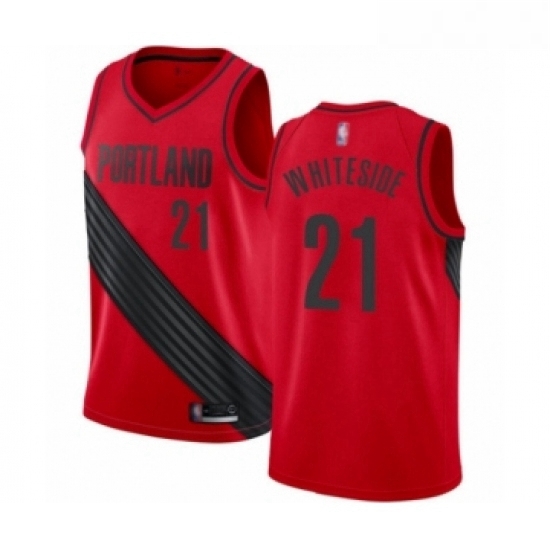 Youth Portland Trail Blazers 21 Hassan Whiteside Swingman Red Basketball Jersey Statement Edition Youth Portland Trail Blazers 21 Hassan Whiteside Swingman Red Basketball Jersey Statement Edition