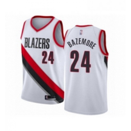 Youth Portland Trail Blazers 24 Kent Bazemore Swingman White Basketball Jersey Association Edition Youth Portland Trail Blazers 24 Kent Bazemore Swingman White Basketball Jersey Association Edition