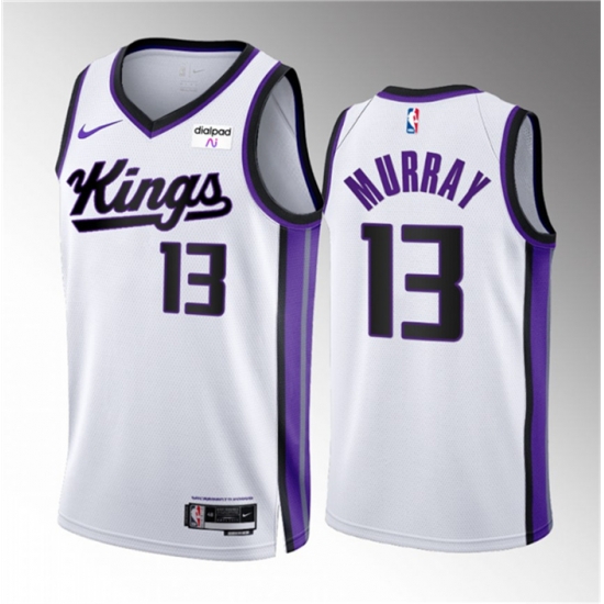 Men Sacramento Kings 13 Keegan Murray White 2023 24 Association Edition Swingman Stitched Basketball Jersey Men Sacramento Kings 13 Keegan Murray White 2023 24 Association Edition Swingman Stitched Basketball Jersey