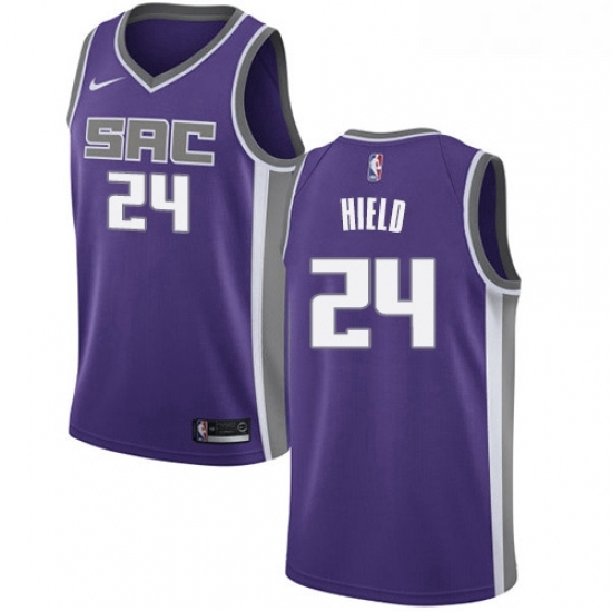 Mens Nike Sacramento Kings 24 Buddy Hield Authentic Purple Road NBA Jersey Icon Edition Mens Nike Sacramento Kings 24 Buddy Hield Authentic Purple Road NBA Jersey Icon Edition