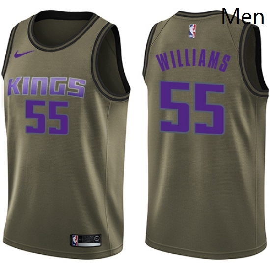 Mens Nike Sacramento Kings 55 Jason Williams Swingman Green Salute to Service NBA Jersey Mens Nike Sacramento Kings 55 Jason Williams Swingman Green Salute to Service NBA Jersey