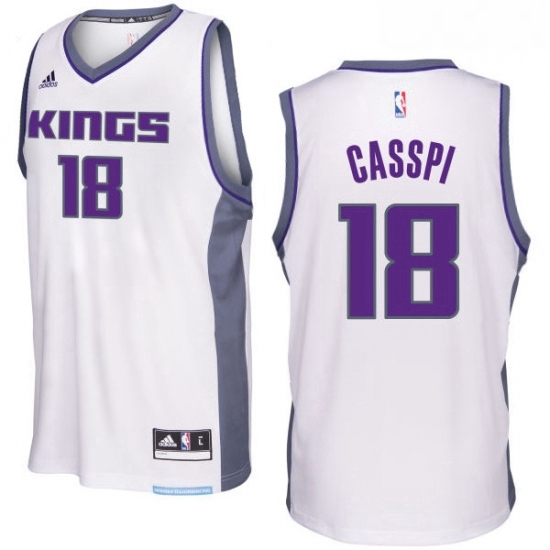 Sacramento Kings 18 Omri Casspi 2016 17 Seasons White Home New Swingman Jersey Sacramento Kings 18 Omri Casspi 2016 17 Seasons White Home New Swingman Jersey