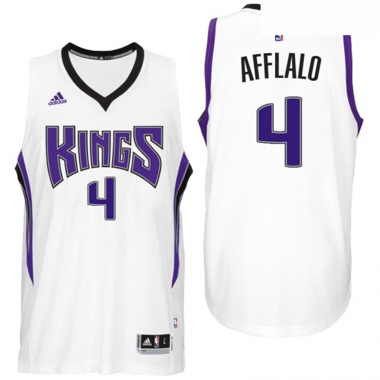 Sacramento Kings 4 Arron Afflalo Home White New Swingman Jersey Sacramento Kings 4 Arron Afflalo Home White New Swingman Jersey