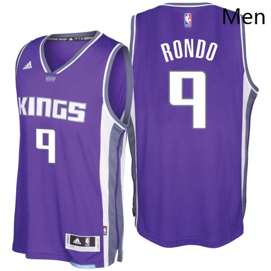 Sacramento Kings 9 Rajon Rondo 2016 17 Seasons Purple Road New Swingman Jersey Sacramento Kings 9 Rajon Rondo 2016 17 Seasons Purple Road New Swingman Jersey