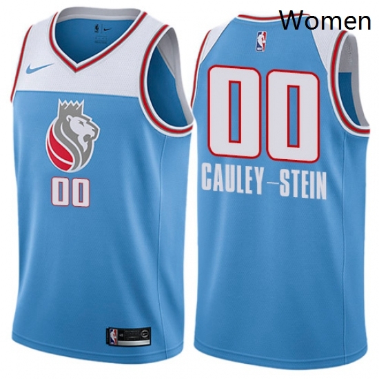 Womens Nike Sacramento Kings 0 Willie Cauley Stein Swingman Blue NBA Jersey City Edition Womens Nike Sacramento Kings 0 Willie Cauley Stein Swingman Blue NBA Jersey City Edition