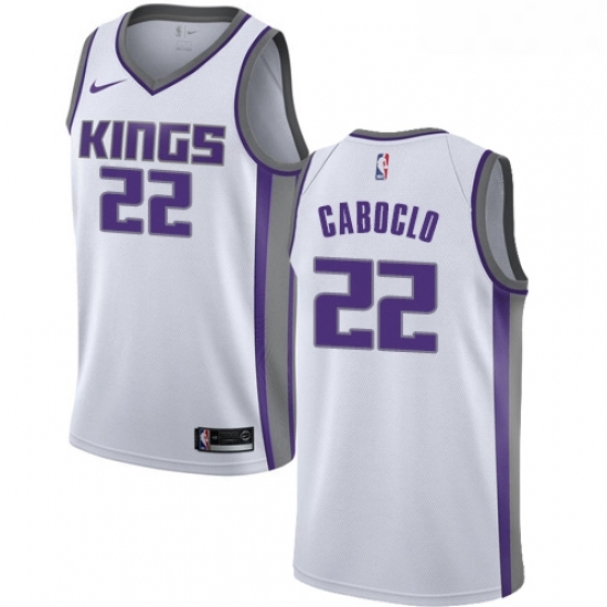 Womens Nike Sacramento Kings 22 Bruno Caboclo Swingman White NBA Jersey Association Edition Womens Nike Sacramento Kings 22 Bruno Caboclo Swingman White NBA Jersey Association Edition