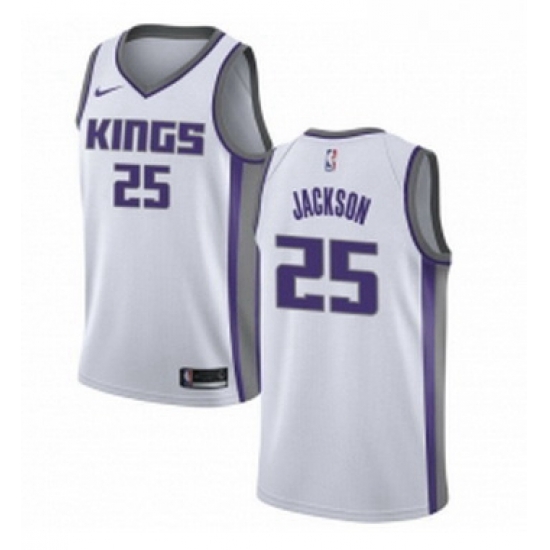 Womens Nike Sacramento Kings 25 Justin Jackson Swingman White NBA Jersey Association Edition Womens Nike Sacramento Kings 25 Justin Jackson Swingman White NBA Jersey Association Edition