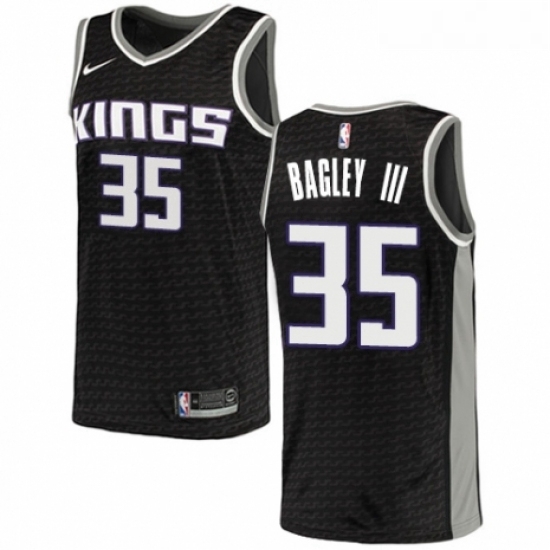 Womens Nike Sacramento Kings 35 Marvin Bagley III Swingman Black NBA Jersey Statement Edition Womens Nike Sacramento Kings 35 Marvin Bagley III Swingman Black NBA Jersey Statement Edition