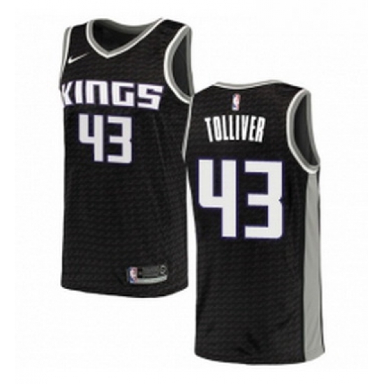 Womens Nike Sacramento Kings 43 Anthony Tolliver Authentic Black NBA Jersey Statement Edition Womens Nike Sacramento Kings 43 Anthony Tolliver Authentic Black NBA Jersey Statement Edition