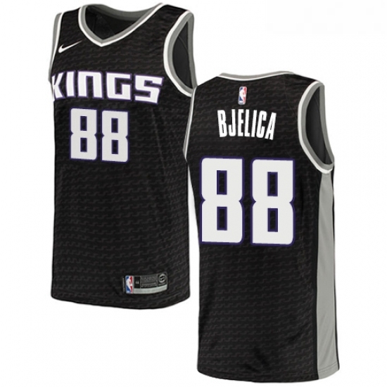 Womens Nike Sacramento Kings 88 Nemanja Bjelica Swingman Black NBA Jersey Statement Edition Womens Nike Sacramento Kings 88 Nemanja Bjelica Swingman Black NBA Jersey Statement Edition