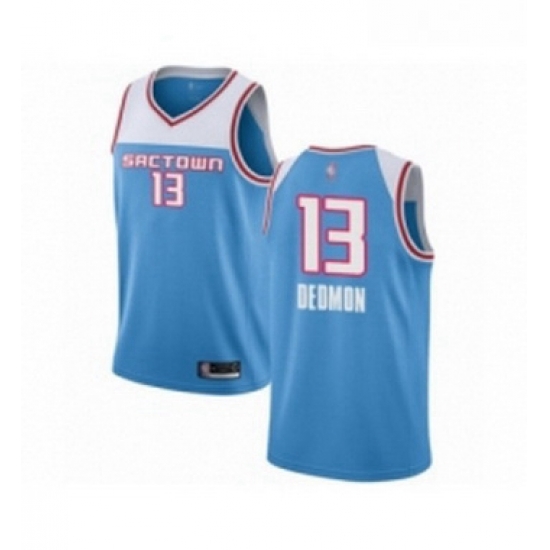 Womens Sacramento Kings 13 Dewayne Dedmon Swingman Blue Basketball Jersey 2018 19 City Edition Womens Sacramento Kings 13 Dewayne Dedmon Swingman Blue Basketball Jersey 2018 19 City Edition