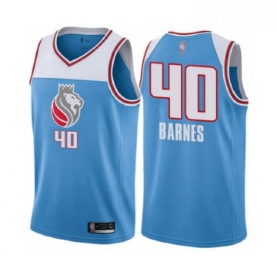 Womens Sacramento Kings 40 Harrison Barnes Swingman Blue Basketball Jersey City Edition Womens Sacramento Kings 40 Harrison Barnes Swingman Blue Basketball Jersey City Edition