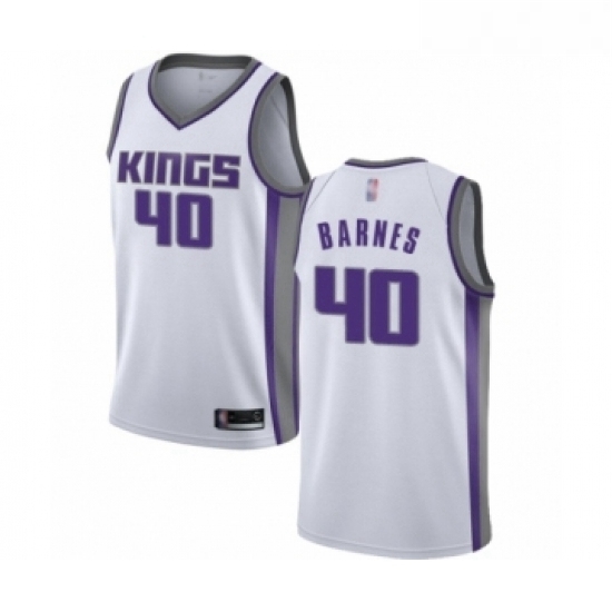 Womens Sacramento Kings 40 Harrison Barnes Swingman White Basketball Jersey Association Edition Womens Sacramento Kings 40 Harrison Barnes Swingman White Basketball Jersey Association Edition