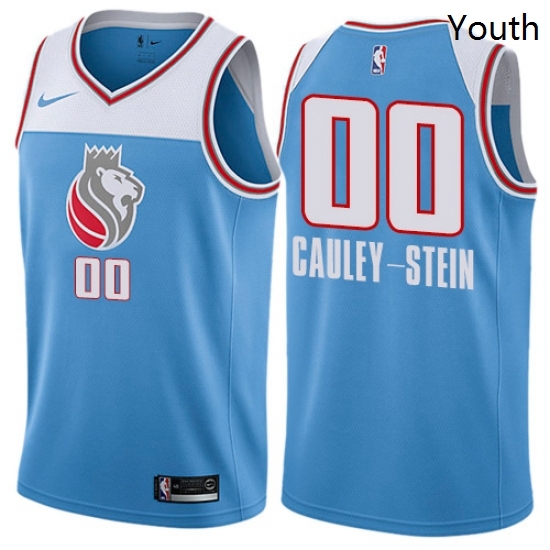 Youth Nike Sacramento Kings 0 Willie Cauley Stein Swingman Blue NBA Jersey City Edition Youth Nike Sacramento Kings 0 Willie Cauley Stein Swingman Blue NBA Jersey City Edition