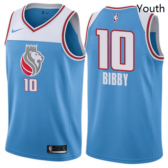 Youth Nike Sacramento Kings 10 Mike Bibby Swingman Blue NBA Jersey City Edition Youth Nike Sacramento Kings 10 Mike Bibby Swingman Blue NBA Jersey City Edition