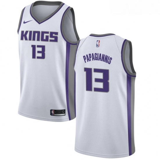 Youth Nike Sacramento Kings 13 Georgios Papagiannis Swingman White NBA Jersey Association Edition Youth Nike Sacramento Kings 13 Georgios Papagiannis Swingman White NBA Jersey Association Edition
