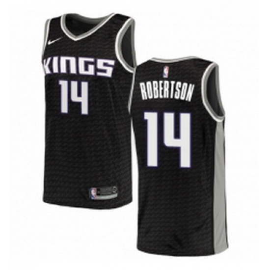 Youth Nike Sacramento Kings 14 Oscar Robertson Swingman Black NBA Jersey Statement Edition Youth Nike Sacramento Kings 14 Oscar Robertson Swingman Black NBA Jersey Statement Edition