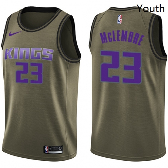 Youth Nike Sacramento Kings 23 Ben McLemore Swingman Green Salute to Service NBA Jersey Youth Nike Sacramento Kings 23 Ben McLemore Swingman Green Salute to Service NBA Jersey
