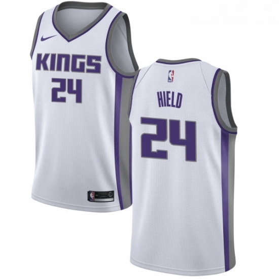 Youth Nike Sacramento Kings 24 Buddy Hield Swingman White NBA Jersey Association Edition Youth Nike Sacramento Kings 24 Buddy Hield Swingman White NBA Jersey Association Edition