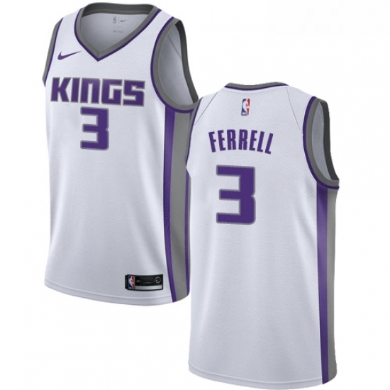 Youth Nike Sacramento Kings 3 Yogi Ferrell Swingman White NBA Jersey Association Edition Youth Nike Sacramento Kings 3 Yogi Ferrell Swingman White NBA Jersey Association Edition