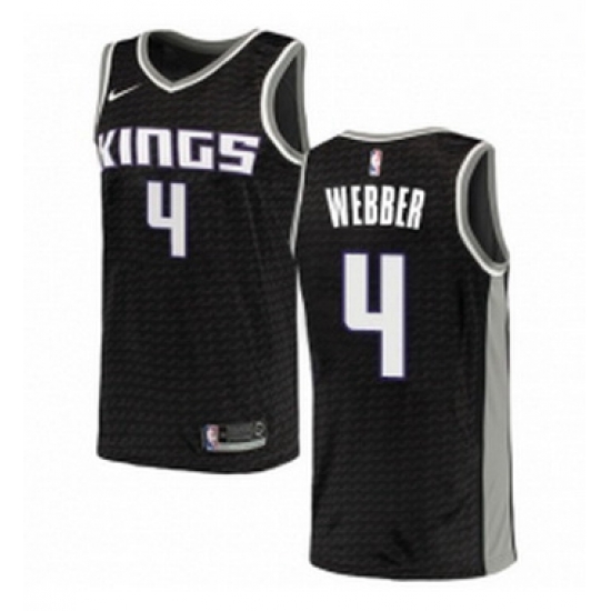 Youth Nike Sacramento Kings 4 Chris Webber Swingman Black NBA Jersey Statement Edition Youth Nike Sacramento Kings 4 Chris Webber Swingman Black NBA Jersey Statement Edition