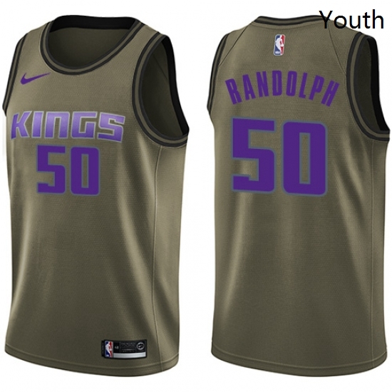 Youth Nike Sacramento Kings 50 Zach Randolph Swingman Green Salute to Service NBA Jersey Youth Nike Sacramento Kings 50 Zach Randolph Swingman Green Salute to Service NBA Jersey
