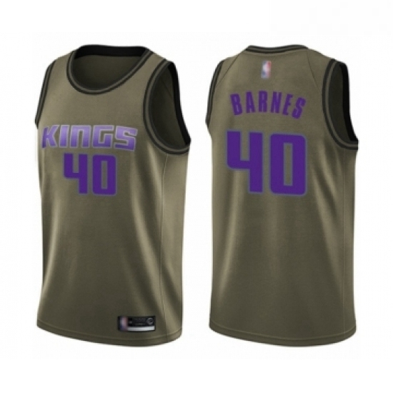 Youth Sacramento Kings 40 Harrison Barnes Swingman Green Salute to Service Basketball Jersey Youth Sacramento Kings 40 Harrison Barnes Swingman Green Salute to Service Basketball Jersey