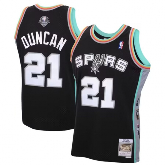 Men San Antonio Spurs 21 Tim Duncan Black 2020 Hardwood Classics Swingman Stitched Jersey Men San Antonio Spurs 21 Tim Duncan Black 2020 Hardwood Classics Swingman Stitched Jersey