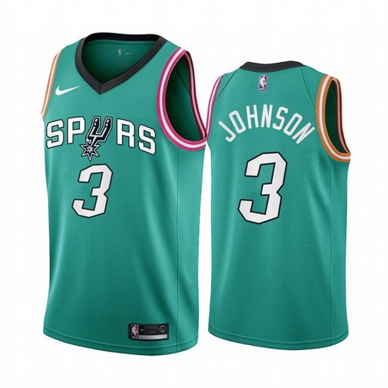 Men San Antonio Spurs 3 Keldon Johnson 2022 23 Teal City Edition Stitched Jersey Men San Antonio Spurs 3 Keldon Johnson 2022 23 Teal City Edition Stitched Jersey