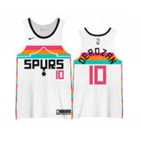 Men San Antonio Spurs DeMar DeRozan White Nike NBA Jersey Men San Antonio Spurs DeMar DeRozan White Nike NBA Jersey