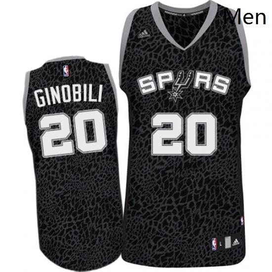 Mens Adidas San Antonio Spurs 20 Manu Ginobili Authentic Black Crazy Light NBA Jersey Mens Adidas San Antonio Spurs 20 Manu Ginobili Authentic Black Crazy Light NBA Jersey
