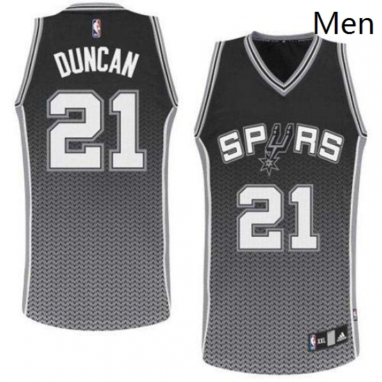 Mens Adidas San Antonio Spurs 21 Tim Duncan Authentic Black Resonate Fashion NBA Jersey Mens Adidas San Antonio Spurs 21 Tim Duncan Authentic Black Resonate Fashion NBA Jersey
