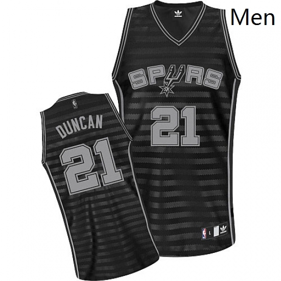 Mens Adidas San Antonio Spurs 21 Tim Duncan Authentic BlackGrey Groove NBA Jersey Mens Adidas San Antonio Spurs 21 Tim Duncan Authentic BlackGrey Groove NBA Jersey