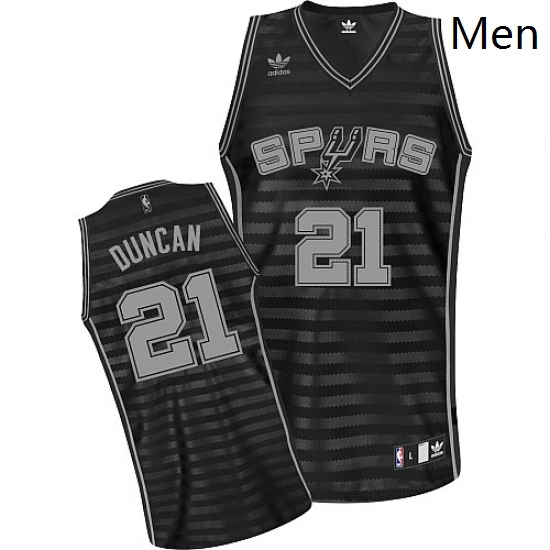 Mens Adidas San Antonio Spurs 21 Tim Duncan Swingman BlackGrey Groove NBA Jersey Mens Adidas San Antonio Spurs 21 Tim Duncan Swingman BlackGrey Groove NBA Jersey