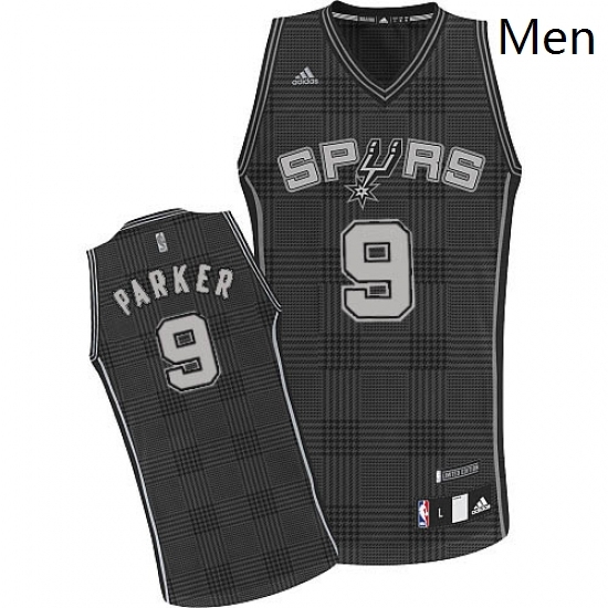 Mens Adidas San Antonio Spurs 9 Tony Parker Swingman Black Rhythm Fashion NBA Jersey Mens Adidas San Antonio Spurs 9 Tony Parker Swingman Black Rhythm Fashion NBA Jersey