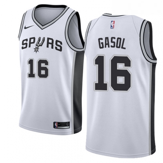 Womens Nike San Antonio Spurs 16 Pau Gasol Swingman White Home NBA Jersey Association Edition Womens Nike San Antonio Spurs 16 Pau Gasol Swingman White Home NBA Jersey Association Edition