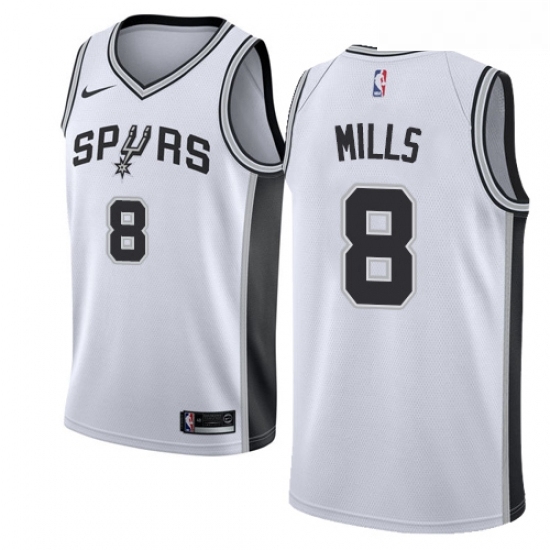 Womens Nike San Antonio Spurs 8 Patty Mills Swingman White Home NBA Jersey Association Edition Womens Nike San Antonio Spurs 8 Patty Mills Swingman White Home NBA Jersey Association Edition