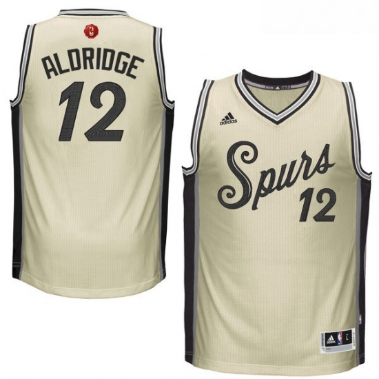 Youth Adidas San Antonio Spurs 12 LaMarcus Aldridge Authentic Cream 2015 16 Christmas Day NBA Jersey Youth Adidas San Antonio Spurs 12 LaMarcus Aldridge Authentic Cream 2015 16 Christmas Day NBA Jersey