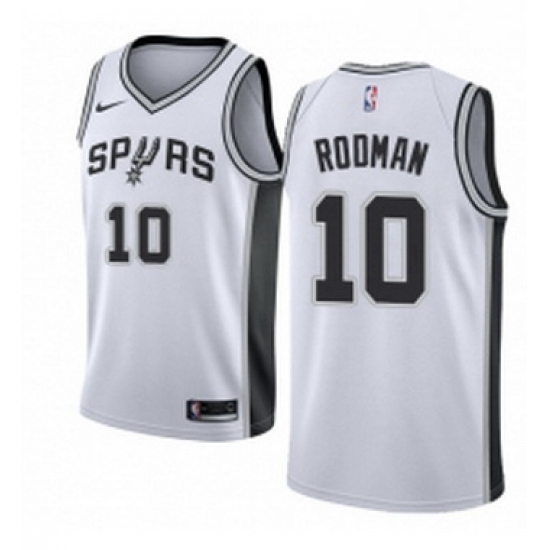 Youth Nike San Antonio Spurs 10 Dennis Rodman Swingman White Home NBA Jersey Association Edition Youth Nike San Antonio Spurs 10 Dennis Rodman Swingman White Home NBA Jersey Association Edition