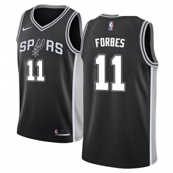 Youth Nike San Antonio Spurs 11 Bryn Forbes Swingman Black NBA Jersey Icon Edition Youth Nike San Antonio Spurs 11 Bryn Forbes Swingman Black NBA Jersey Icon Edition