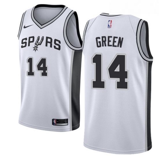 Youth Nike San Antonio Spurs 14 Danny Green Authentic White Home NBA Jersey Association Edition Youth Nike San Antonio Spurs 14 Danny Green Authentic White Home NBA Jersey Association Edition