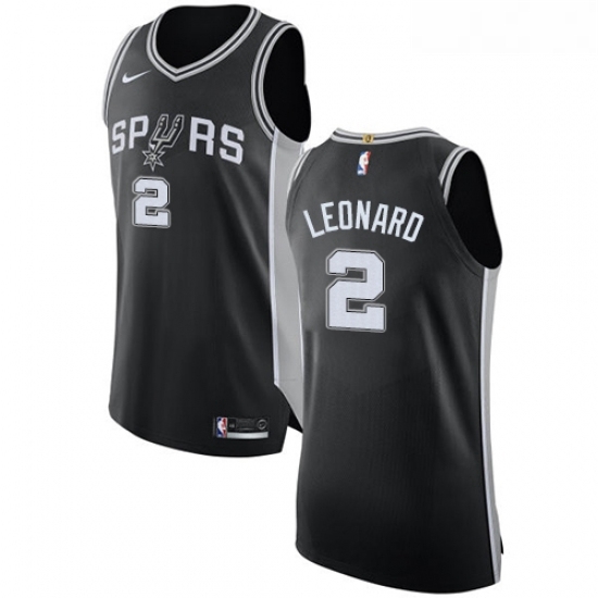 Youth Nike San Antonio Spurs 2 Kawhi Leonard Authentic Black Road NBA Jersey Icon Edition Youth Nike San Antonio Spurs 2 Kawhi Leonard Authentic Black Road NBA Jersey Icon Edition