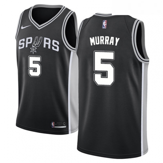 Youth Nike San Antonio Spurs 5 Dejounte Murray Swingman Black Road NBA Jersey Icon Edition Youth Nike San Antonio Spurs 5 Dejounte Murray Swingman Black Road NBA Jersey Icon Edition