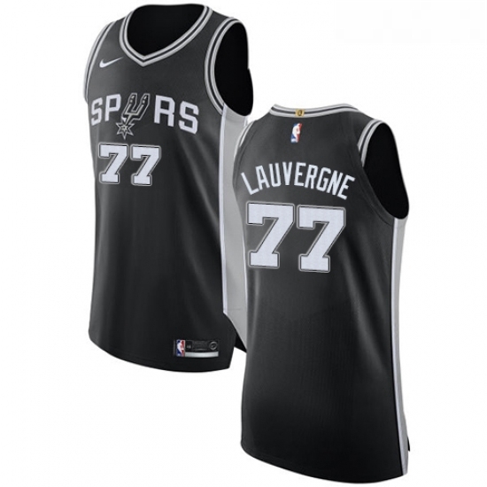 Youth Nike San Antonio Spurs 77 Joffrey Lauvergne Authentic Black Road NBA Jersey Icon Edition Youth Nike San Antonio Spurs 77 Joffrey Lauvergne Authentic Black Road NBA Jersey Icon Edition