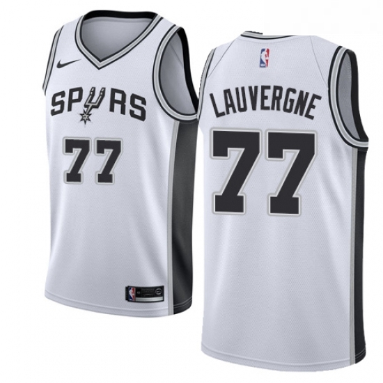Youth Nike San Antonio Spurs 77 Joffrey Lauvergne Swingman White Home NBA Jersey Association Edition Youth Nike San Antonio Spurs 77 Joffrey Lauvergne Swingman White Home NBA Jersey Association Edition